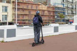 Electric scooter on the promenade © Russel Jacobs